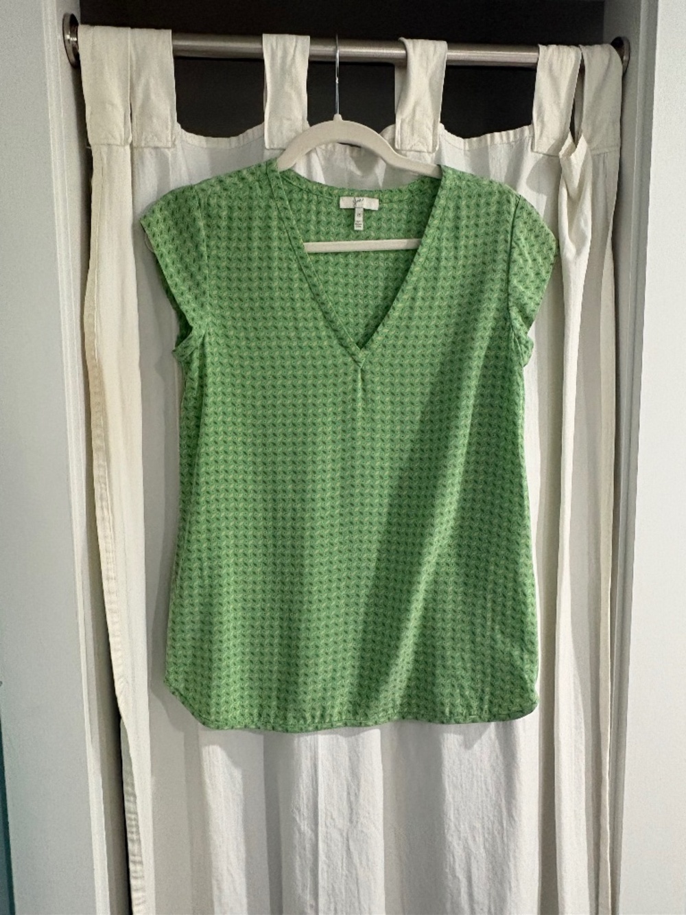 Joie Silk Green Silk Top